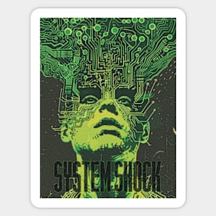 Retro System Shock Sticker